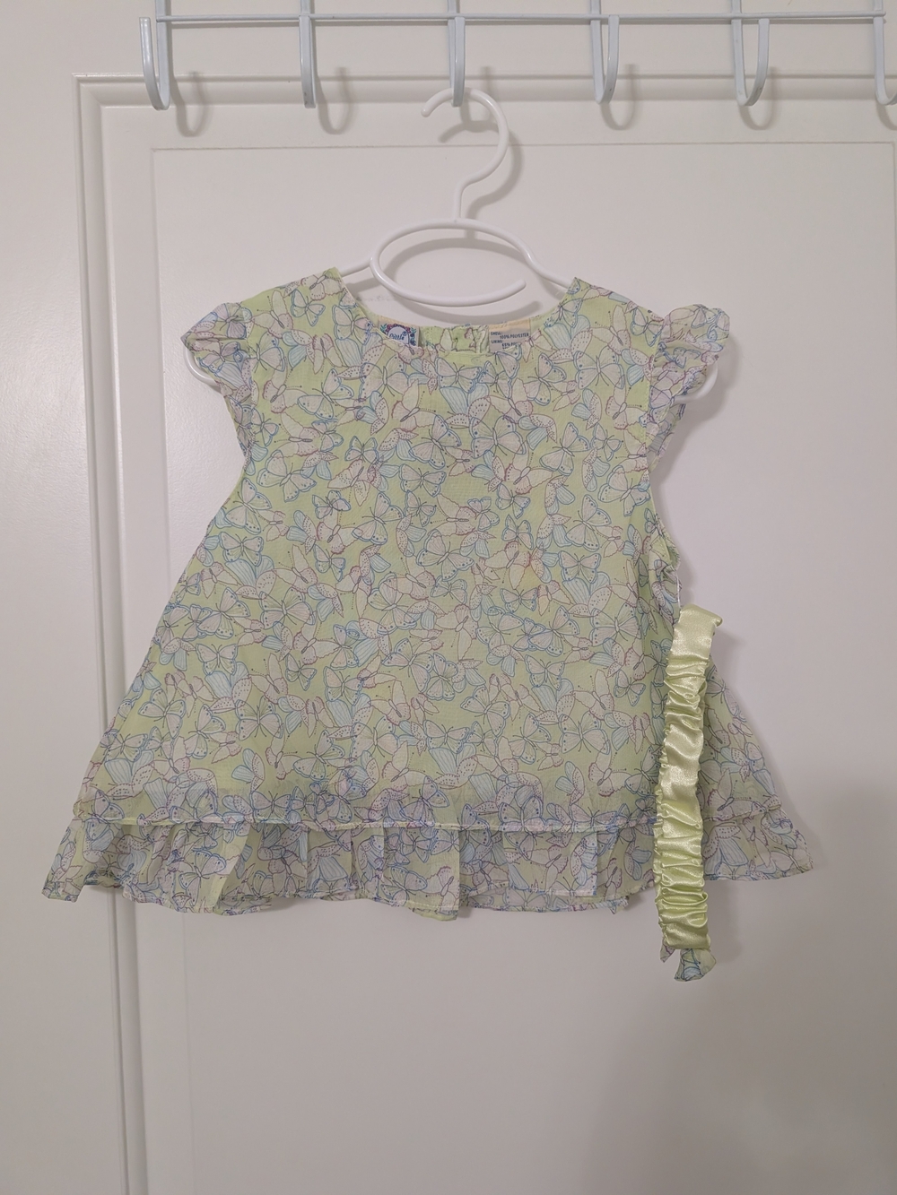 Vintage Little Lindsey 24M Butterfly Dress Bloomers Headband Y2K